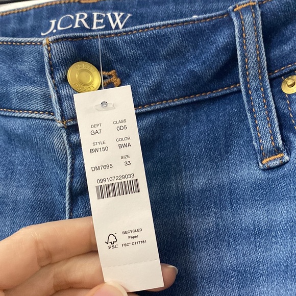 NWT JCrew skinny flare jeans 33 - Picture 6 of 7